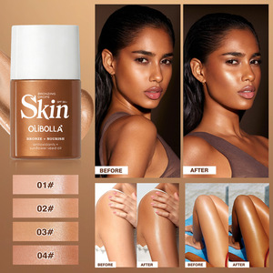 Aceite <span class=keywords><strong>Bronceador</strong></span> Corporal Sun Kissed, Iluminador Líquido Brillante <span class=keywords><strong>para</strong></span> Piernas, Maquillaje Corporal Hidratante y Luminoso <span class=keywords><strong>para</strong></span> <span class=keywords><strong>la</strong></span> <span class=keywords><strong>Playa</strong></span> en Verano - Product Image 6