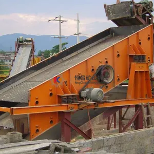 5-10 TPH Single Vibrating Screen To Separate Clay Fines Small Stone And Sand