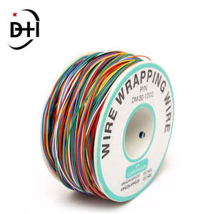1 Rollen wickel draht 30AWG 0,25mm verzinntes Kupferdraht-Wickel isolation stest kabel 8-farbige Leiterplatte Fly Line - Product Image 4