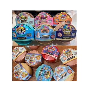 Squishy Mystery Dumpling Buns Galaxy Shark Gold Glitter Rainbow Sunset Confezione da Cinque in Gomma - Product Image 1