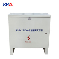 Transformateur sec 25 kVA 380 V vers 380 V 38 A triphasé en cuivre IP54 étanche à la pluie pour système solaire photovoltaïque, marine et embarqué