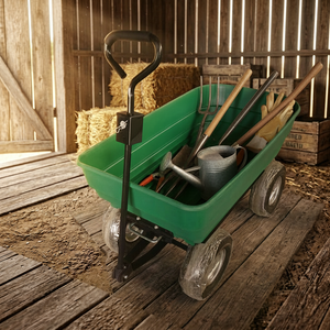 Rimorchio Ribaltabile in Rete d'Acciaio Resistente per ATV/UTV con Recinzione - Product Image 2