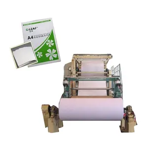 2024 nueva máquina de fabricación de papel A4 Copi con equipo de pulpa de madera rollo Jumbo papel de escritura precios de línea de producción completa