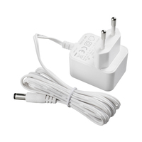 Adaptateur secteur 12W 5V 2A 6V 2A 12V 1A CE RoHS, alimentation à découpage pour éclairage LED, en matériau PC, à brancher