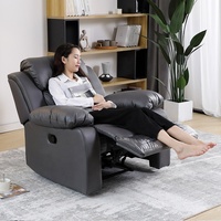 Fauteuil à bascule confortable capitonné, canapé inclinable simple pour salon, chambre à coucher, meubles