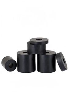 Sốc hấp thụ cao su đệm đệm cách âm máy chân Gasket cao su chống sốc điều hòa không khí bên ngoài con dấu - Product Image 6