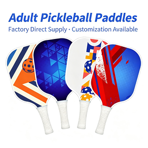 Raquettes de pickleball en fibre de verre pour intérieur et extérieur, idéales pour les débutants, épaisseur 16 mm, légères, avec balles et sac - Product Image 3