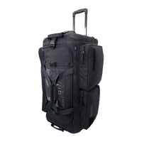 Sac de voyage à roulettes robuste et étanche, grand format, type sac de sport tactique extensible en nylon pour équipement de défense personnelle