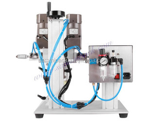 Bán tự động Máy tính để bàn khí nén vít capper mỹ phẩm nước giải khát thủy tinh phun chai đóng nắp máy - Product Image 4