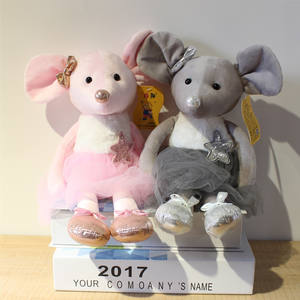 Venta al por Mayor de Peluches de Ratón Bailarina de 42 cm, Juguetes de Peluche, Muñecas Bailarinas, Regalos para Niñas - Product Image 4