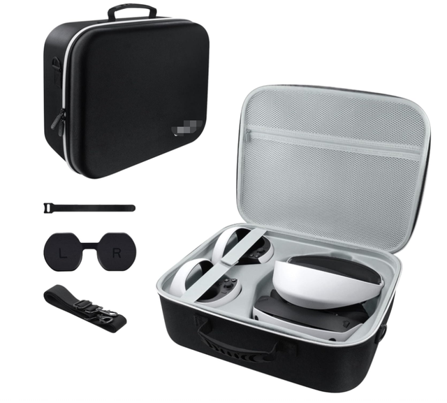 EVA Carrying Case for PSVR 2, Storage Bag for PS VR2 Headset and Controllers