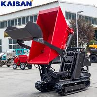 Transporteur sur chenilles entièrement hydraulique de 800 kg, mini-dumper sur chenilles à moteur diesel à vendre