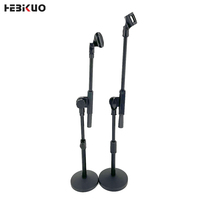 Support de microphone de bureau pliable et réglable HEBIKUO M-220, accessoires professionnels pour le direct