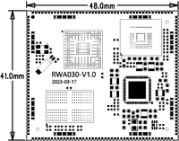 Runwelltek Allwinner A133 pour carte mère Quad Cortex A53 1 Go 8 Go EMMC pour le développement Linux Android Kit de module électronique ouvert