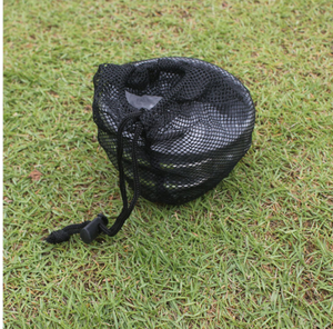 Bol et tasses portables en aluminium noir pour camping et pique-nique, mini-poêle à frire d'extérieur avec poignées pliables, emballées dans un sac en filet, multifonction - Product Image 5