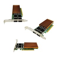Tarjeta de Red NIC de Doble Puerto Óptico de 100G con Chip Intel E810-CAM2