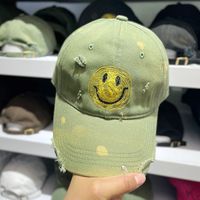 Gorra de Béisbol Clásica con Graffiti para el Rostro, Deportiva, Unisex, de Algodón Suave, para Parejas, Estilo Coreano, Versátil y Moderna
