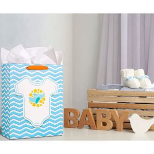<b>Large</b> <b>Gift</b> <b>Bags</b> with Tissue Paper and Handles Eco-friendly Durable Lunch Shopping Holiday <b>Gift</b> <b>Bag</b> Durable Retail Paper <b>Bag</b> - Product Image 2