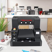 Nouvelle imprimante jet d'encre UV entièrement automatique format A4 avec garantie d'un an pour la texture en relief 3D sur le plastique/métal/carte/coques de téléphone