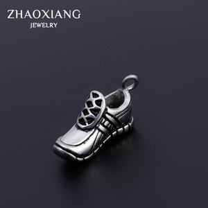 Colliers et pendentifs en forme de chaussures pour femmes et hommes, bijoux personnalisés en acier inoxydable, tendances Joyero à la mode - Product Image 1