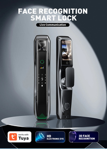 Sinovo hình ảnh liên lạc nói chuyện tuya nhận dạng khuôn mặt 6068 Lỗ mộng thông minh khóa cửa với đa mở khóa phương pháp cho nhà thông minh ngành công nghiệp - Product Image 3