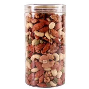 Guochishu-4 tipos de nueces, nueces, almendra, semillas de calabaza, frutos secos mezclados, modelo enlatados, 500g, OEM