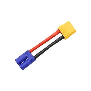 high quality 14AWG 60MM XT90 male to EC5 female adapter connector converter