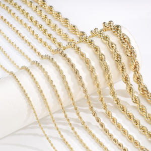 Vòng cổ dây chuyền CM bán buôn, dây chuyền vàng <span class=keywords><strong>14K</strong></span>, unisex, kiểu dáng cổ điển, hiphop, dây to bản, nhiều kích cỡ - Product Image 1