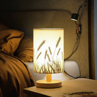 Lampe de table cylindrique en papier de riz réglable pour chambre à coucher, salle à manger, décoration d'ambiance romantique, cadeau de vacances, veilleuse