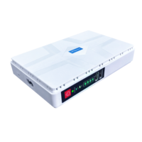 Baterai Lithium Mini DC PoE UPS Cadangan Darurat Kecil 5V 9V 12V Catu Daya Tak Terputus untuk Router WiFi dan Modem Optik