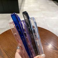 Étui magnétique transparent de luxe de style INS pour Samsung S25 S24 S23 Plus ultra, coque antichoc en acrylique de haute qualité