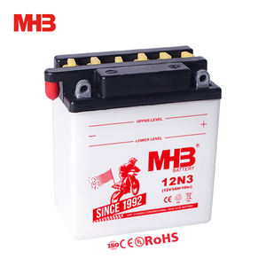 Mhb 12N3 12V 3AH Atv 용 건식 충전 납산 오토바이 배터리 - Product Image 1