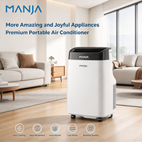 Climatiseur portable de refroidissement et de chauffage 7000-12000 BTU certifié CE, mobile, silencieux avec fonction de verrouillage enfant