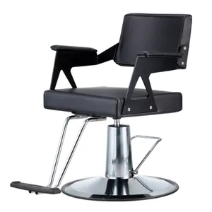 Nhà cung cấp Nhà máy xách tay thiết kế mới đa chức năng cắt tóc ghế màu đen dưới 100 cắt tóc ghế cho nam giới tiệm hớt tóc