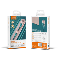 Câble de charge rapide LDNIO LS631 d'origine, en alliage d'aluminium de haute qualité, 1 m, USB 30 W