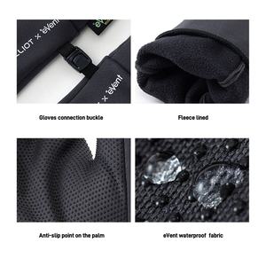 Pelliot Men's EVent Guantes impermeables para exteriores con pantalla táctil Montañismo Fleece a prueba de viento y cálido para correr - Product Image 6