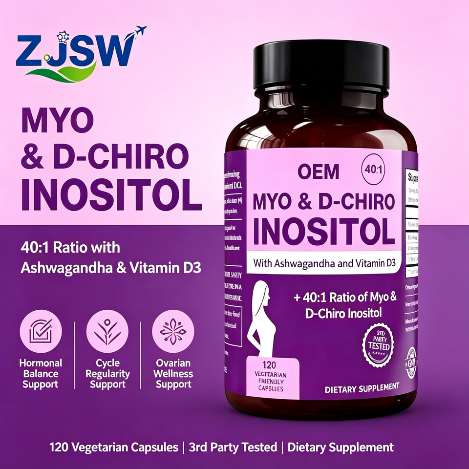 OEM ODM Myo-Inositol Plus D-Chiro Inositol Capsule Supplement Promote ...