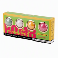 Boules de cocktail comestibles BespritGift pour boissons, nouveau mélange de boules de cocktail scintillantes, ensemble cadeau de mélangeurs de cocktails, vente en gros