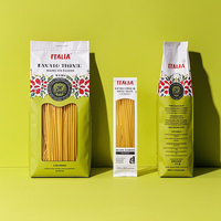 Sacs en Mylar transparents personnalisés, de qualité alimentaire, biodégradables, pour nouilles, spaghetti, pâtes sèches