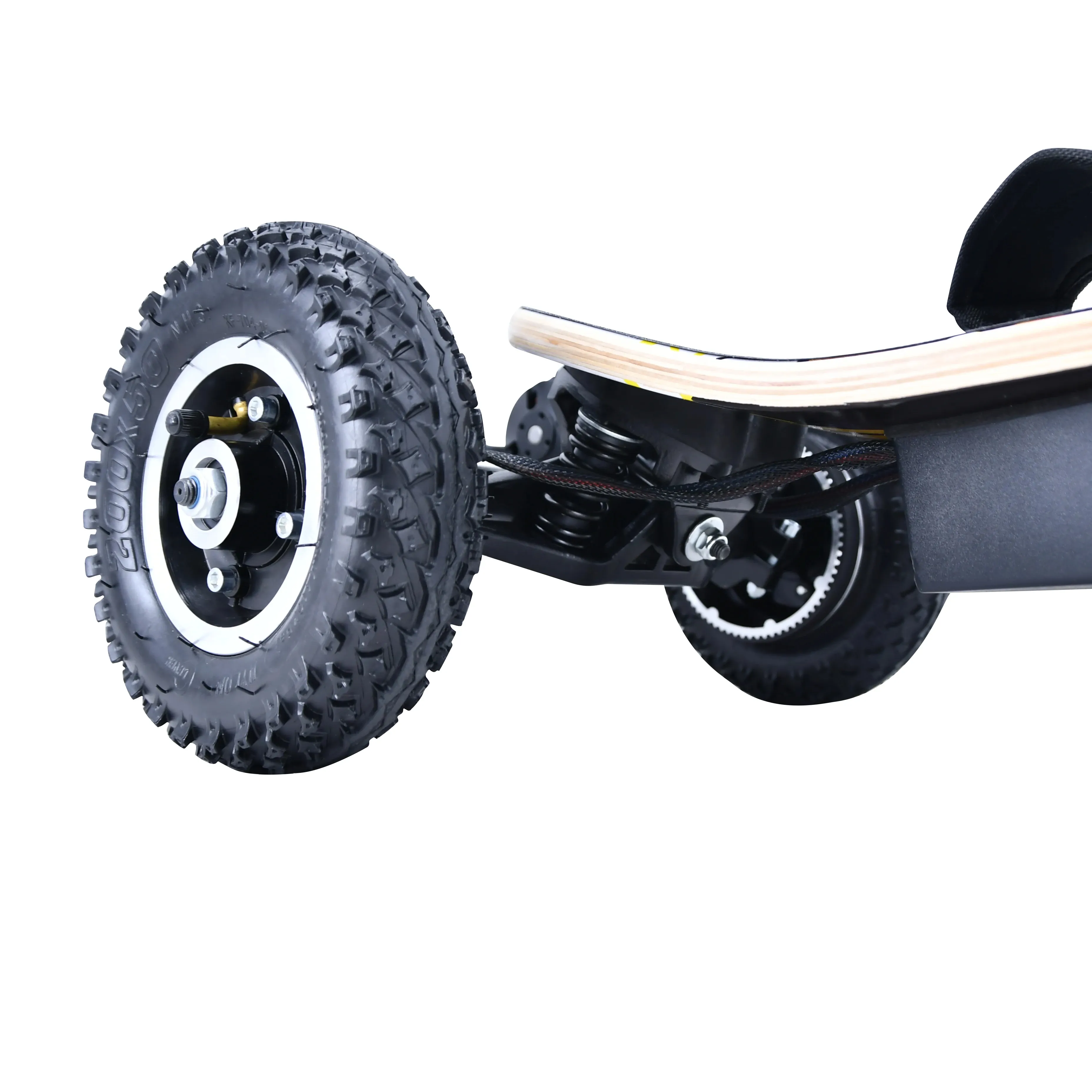 Trasmissione a cinghia a trasferimento termico fuoristrada pneumatici in gomma gonfiabile da 7.8 pollici per skateboard elettrico