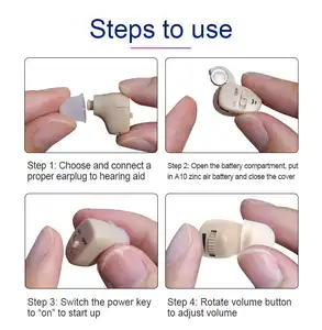 Portable Mini Invisible Deafness Hearing Aids For The Deaf Clear Sound Amplifier Micro ITE Digital Ear Hearing Aid