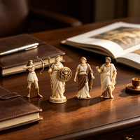 Ensemble de sculptures de dieux et déesses de la mythologie grecque, en résine, peintes à la main, modèle de statue grecque antique, décoration pour les amateurs de mythologie