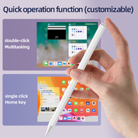 Palm Rejection Plastic Draadloze Oplaad Stylus Pen voor iPad met Kantelgevoeligheid Anti-Foutbediening Oplaadcompartiment