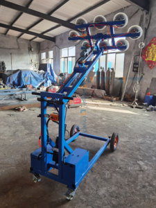 ואקום זכוכית ידני סיבוב הליכה מסתובב הרמת מנוף עגלה שאיבה עגלת זכוכית שאיבה עבור דלת והתקנת חלון - Product Image 5