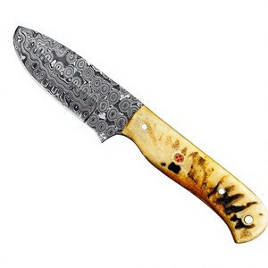 Customizable Steel Blade Handmade Pocket Folding <b>Knife</b> <b>Bone</b> <b>Handle</b> <b>Knives</b> Survival Outdoor Camping Hunting OEM - Product Image 1