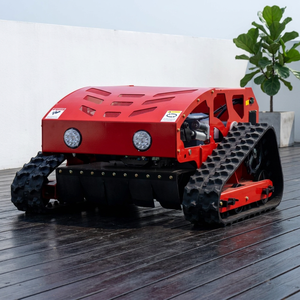 Narrow Deck Crawler Remote Control <b>Mower</b> Compact Body Tight Space Access <b>for</b> Fence Line Garden and Orchard Row Weed Clearing - Product Image 1
