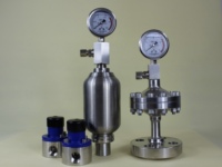 Vanne d'amortisseur d'impulsion de type air en acier inoxydable pour système de pulsation de pipeline de réduction