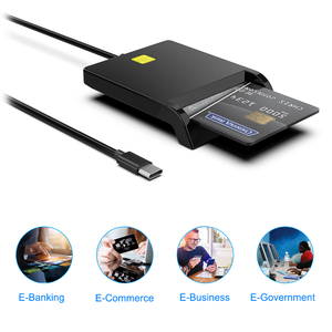 Lecteur de carte intelligent USB-C directement de l'usine pour mobile, ordinateur portable, <span class=keywords><strong>Macbook</strong></span>, ordinateur de bureau - Product Image 4