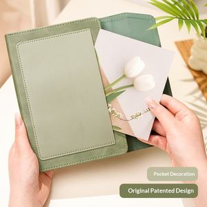 Libreta de Oficina Comercial Plegable de Alta Calidad con Diseño de Bolsillo Interior <span class=keywords><strong>A5</strong></span> - Ideal para Regalo - Product Image 2