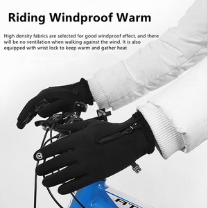 Gants d'hiver imperméables avec logo personnalisé, antidérapants, compatibles avec les écrans tactiles, gants de ski en polyester pour femmes et hommes - Product Image 5